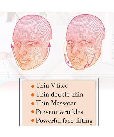 V-Line Facial Slimming Mask | Double Chin Reducer & Contour Lift for Women | Reusable Anti-Fold Chin-Up Bandage - Buy Online on GoSupps.com