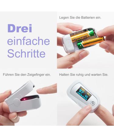 VALE Fingertip Pulse Oximeter MD-CS55 | Color OLED Display | Includes Batteries & Carrying Strap | International Shipping Available - Buy Online on GoSupps.com