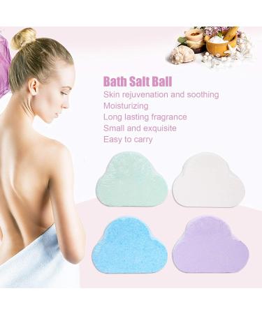 4-Piece Moisturizing Essential Oil Bathing Salt Ball Set | Refreshing Plant Extract Gift Idea for Women | Perfect Birthday Gift for Girlfriend - Buy Online on GoSupps.com