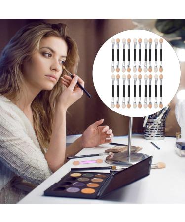 40 Pcs Latex Eye Shadow Stick Makeup Brush Make up Sponges for Face Dual Sides Eyeshadow 7.5cmx2pcs Assorted Colorx2pcs - Buy Online on GoSupps.com