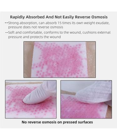 Buy Waterproof Silicone Foam Dressing 2x2 - Soft Wound Care Bandage for Bed Sores & Ulcers (10 PCS) - International Shipping Available - Buy Online on GoSupps.com