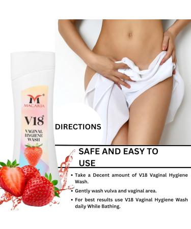 MACARIA V18 Vaginal Tightening Oil & Cream Gel - Enhance Intimacy with V18 Vaginal Wash - Shop Internationally - Buy Online on GoSupps.com