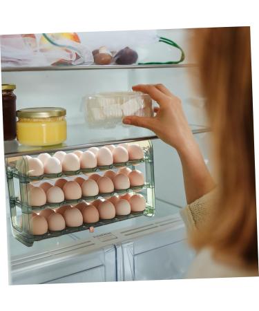 LABRIMP Refrigerator Egg Rack Eggs Egg Storage Rack Egg Holder Egg Storage Container Egg Tray Storage Box Crisper Refrigerator - Buy Online on GoSupps.com