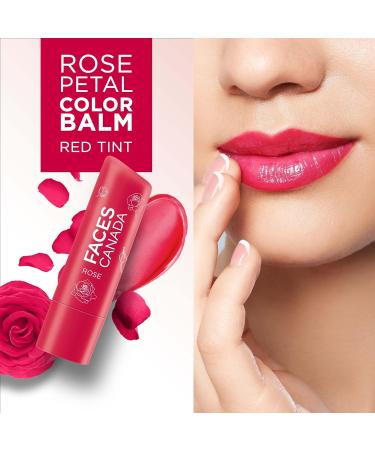 Color Lip Balm - Rose Petal 03 | 12HR Moisture SPF 15 Hydrating Shea Butter & Vitamin E | Nourish Dry Lips - Buy Online on GoSupps.com