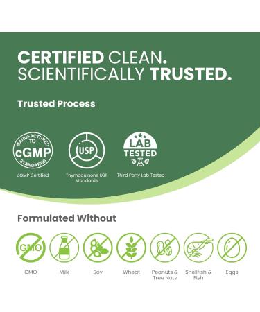 ThymoQuin Cold Pressed Black Seed Oil Capsules | USP-Grade Potent Full-Spectrum Formula with 3% Thymoquinone | Non-GMO Black Cumin Seed Oil Capsules for Daily Wellness & Vitality | 500mg 60 Softgel - Buy Online on GoSupps.com