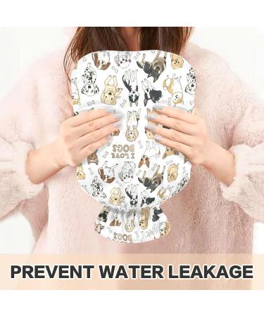 Hot Water Bottles with Cute Dog Cover - 2L Pain Relief Bags for Women Girls Children & Bed Warmer - Buy Online on GoSupps.com