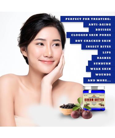 ANCIENT HEALTH REMEDIES Cosmetic Grade PURE KOKUM BUTTER JAR/BLOCK. Bulk Odor Free Alternative to Raw Soft Butters. Ideal Hard Base for DIY Balms Creams Candle and Hand Creams (INDIA) (8 OZJAR) - Buy Online on GoSupps.com