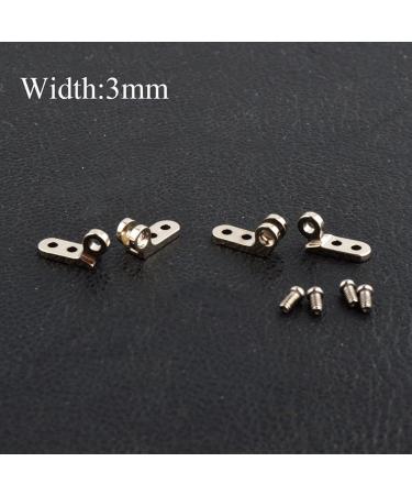 10 Sets of 3 mm Wide Glasses Hinges for Traveler Plastic Frames - Glasses Hinges Repair & General Use - Buy Online on GoSupps.com