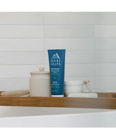 Oars + Alps Superfoliant Body Scrub - Dermatologist Tested Clean Ingredients Niacinamide & Coconut Oil - 8 Fl Oz | International Shipping Available - Buy Online on GoSupps.com
