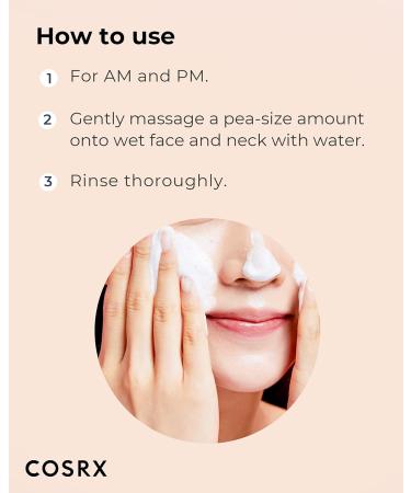COSRX AC Collection Calming Foam Cleanser 150ml - Gentle Facial Cleanser for Acne Prone & Sensitive Skin | Korean Skincare, Paraben-Free - Buy Online on GoSupps.com