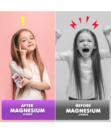 Kids Sugar-Free Magnesium Gummies - Calm Supplement for Children & Adults 60 Ct (Pack of 2) - Buy Online on GoSupps.com