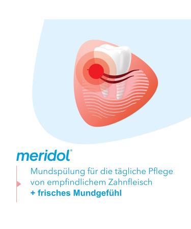 Meridol Mouth Rinse 400ml - Antibacterial Gum Protection Strengthens Teeth & Refreshes Breath - Alcohol-Free (Pack of 3) - Buy Online on GoSupps.com