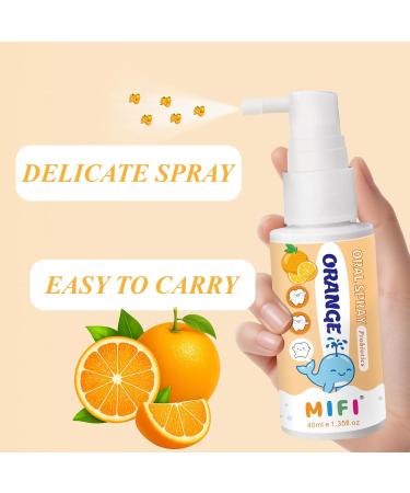 Oral Spray for Children, Cleans Teeth Gently, Freshens Breath Instantly, Pocket - Sized for Hassle - Free Portability (2Pack, Orange) Orange 1.35 Fl Oz (Pack of 2) - Buy Online on GoSupps.com