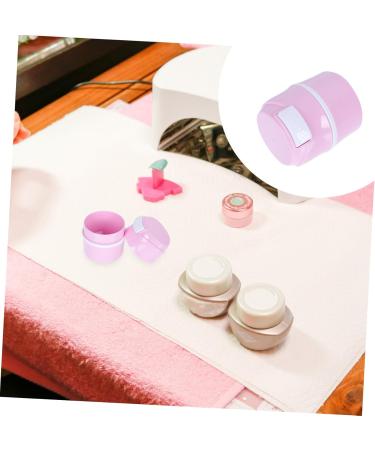 Healeved 1pc Glue Storage Tank Activated Charcoal Eye Lashes Glue Airtight Containers Lash Glue False Makeup Storage Tool Storage Jar Eyelash Abs Environmental Protection Material Pink - Buy Online on GoSupps.com