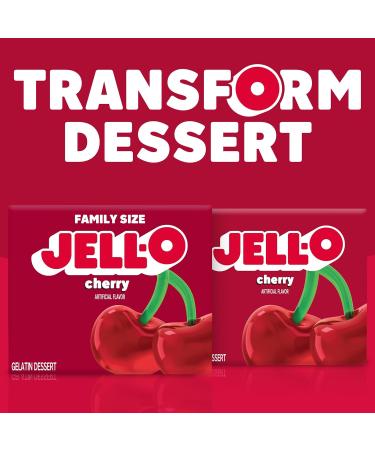 Jell-O Gelatin - Cherry - 6 Ounces - Buy Online on GoSupps.com
