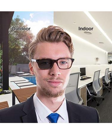 BAFAFA Unisex Fashion Reading Glasses +1.75 - Anti-UV HD Resin Lens Eye Fatigue Relief UV400 Protection in Gray - Buy Online on GoSupps.com