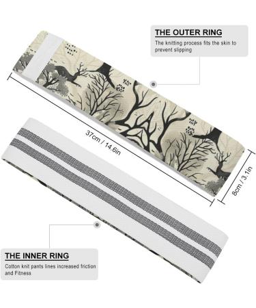 Buy Resistance Bands - White & Beige Printed Elastic Fitness Bands for Effective Workouts - Buy Online on GoSupps.com
