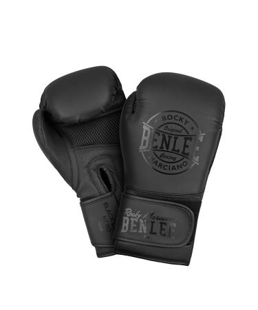 BENLEE synthetic leather boxing gloves (1 pair) Black Label Nero 14 oz Black