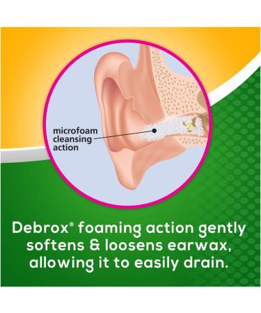 Debrox Earwax Removal Kit - 0.5 Oz Drops & Ear Syringe Bulb - Buy Online on GoSupps.com