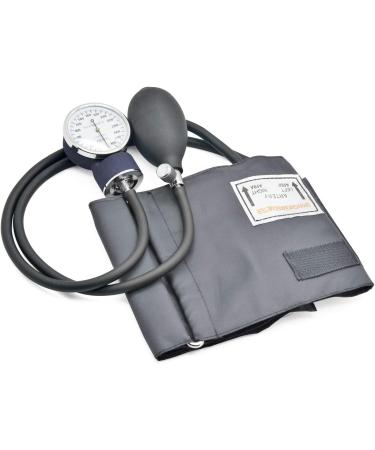 Belmalia Aneroid Sphygmomanometer & Dual Head Stethoscope Set | Blood Pressure Cuff & Bag | Ideal for Emergency Services & Doctor Consultations | Black - Buy Online on GoSupps.com