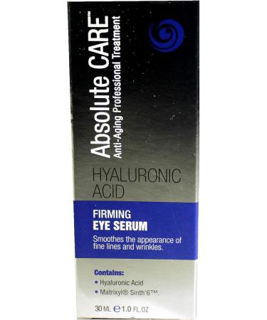Hyaluronic Acid Firming Eye Serum 1 Oz | Best Anti-Aging Eye Care | Smooths Fine Lines & Puffiness - Shop Now - Buy Online on GoSupps.com