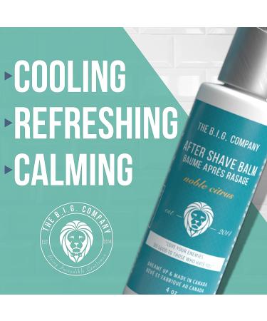 B.I.G. After Shave Balm for Men - Soothing Post-Shave Relief for Face & Head - Buy Online on GoSupps.com