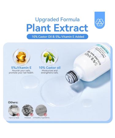 SAVILAND Clear Builder Nail Gel Kit - 3 Pcs 15ml Strengthening Gel with Vitamin E & Castor Oil for Nail Extensions Repairs & Art - Home Salon Essential - Buy Online on GoSupps.com