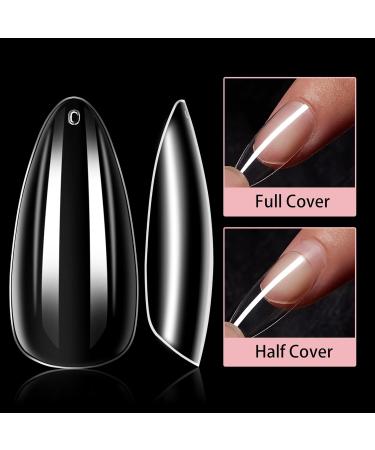 Makartt Stiletto Nail Tips - 500 Pieces Acrylic False Nails Short Stiletto Tips 10 Sizes for Perfect Manicure - Buy Online on GoSupps.com