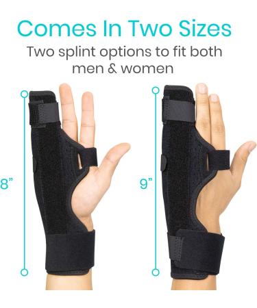 Vive Boxer Finger Splint - Adjustable Hand Brace for Trigger Finger Injury - 9 inch - Buy Online on GoSupps.com