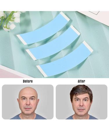 120-Piece Double Sided Lace Front Wig Tape for Waterproof Long & Short Wigs-Easy C-Shaped Adhesive Tape-great for Toupees & Hair Extensions (Blue) - Buy Online on GoSupps.com