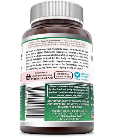 Amazing Formulas Melatonin Quick Dissolve - 10 Mg Tablets(Non-Gmo Gluten Free) Helps Fall Asleep Fast & Stays Asleep All Night-Helps Regulate Sleep Cycle-Calming & Relaxing Effect (250 Tablets Citrus) 250 Count (Pack of  - Buy Online on GoSupps.com