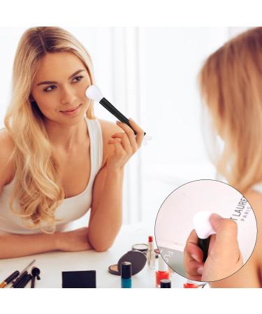 Nose Makeup Brush Nose Contour Brush U-shaped Double Ended Nose Sculpting Brush Precise 2 in 1 Puffy Makeup Brush for Blush Highlight Easy Contour Beginners Professional (Black) - Buy Online on GoSupps.com