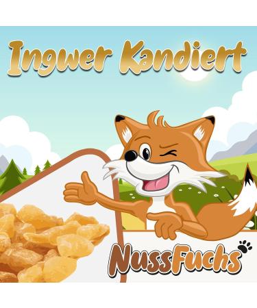 Buy 3kg Candied Ginger Pieces - Vegan Natural Aromatic & Sharp - Nutfuchs - Buy Online on GoSupps.com