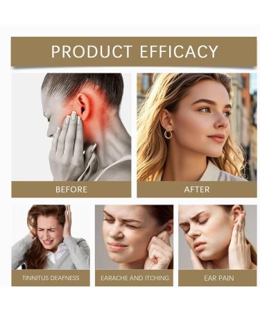 Ear Relief Drops 30ml Portable Ear Health Liquid Calming Liquid Natural for Lifestyle Individuals Women Adults Swimmers Air Travelers Busy Professionals Home - Buy Online on GoSupps.com