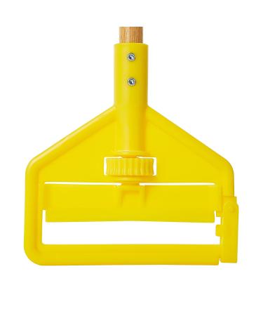 Rubbermaid Commercial Wooden Wet Mop Holder Handle Stick 60 Inch - Industrial Grade Heavy Duty Floor Cleaning (FGH116000000) - Buy Online on GoSupps.com