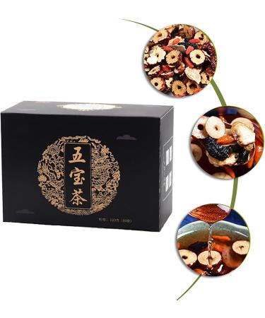 Th aux Cinq Tr sors au Ginseng th aux Cinq Tr sors th sant aux Cinq Tr sors Polygonatum Wolfberry s ch Jujube M re Maca Combinaison de Tisanes 120 G/4 2 Oz - Buy Online on GoSupps.com