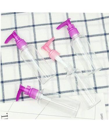 Canjerusof 4-Pack Refillable Pump Dispenser Bottles - 100ml Lotion Shampoo & Massage Oil Travel Bags in Random Colors - Buy Online on GoSupps.com