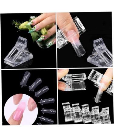 FRCOLOR 1 Set Nail Set Clear Nail Forms Quick Shape Nail Form Nail Forms Salon Reusable Acrylic Nails Gel Nail Kits Nail Art Clips Stainless Steel and Nylon Fiber Shaping Tool White 20x10cm White - Buy Online on GoSupps.com