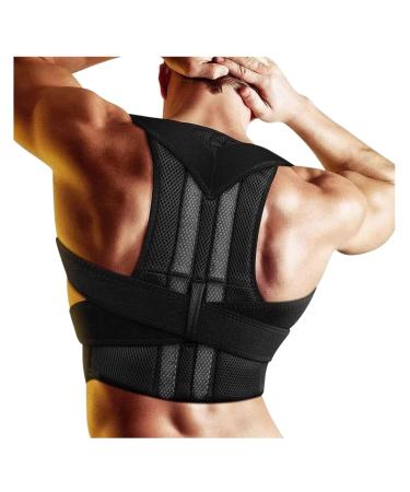 Back Brace Lumbar Support Full Back Support Belt Posture Corrector Waist Support Lower Back Brace Breathable Waist Belt(X-Large) X-Large Black