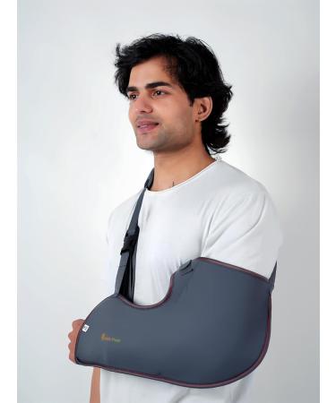 Adjustable Arm Sling Support | Shoulder Immobilizer for Left & Right Arm | Unisex Medium Size - International Shipping - Buy Online on GoSupps.com