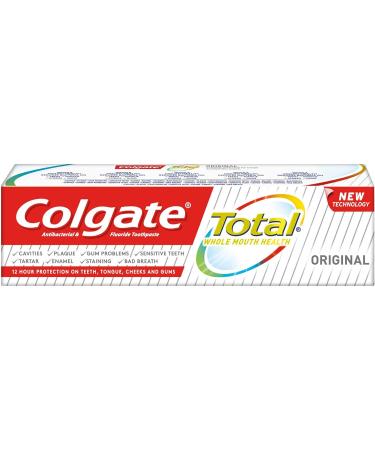 Colgate Total Original Duo Pack - 2 x 75 ml | Fresh Breath & Total Oral Care | International Shipping Available - Buy Online on GoSupps.com