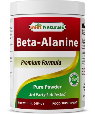 Best Naturals Beta Alanine Pure Powder 1 Pound (1 LB (Pack of 1)) 1 Pound (Pack of 1)