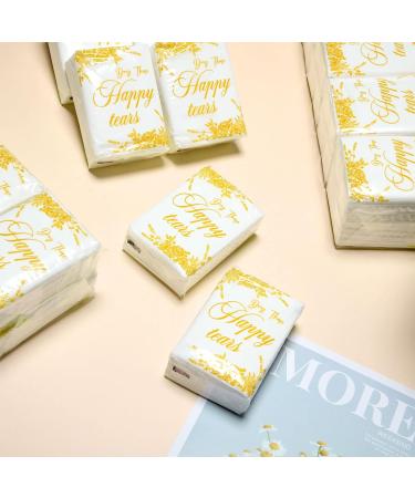 120 Pack Wedding Facial Tissues - Pocket Tissues for Happy Tears - Wedding Favor Gift for Guests - 10 Sheets Each Pack - 2.9 x 2 Inch - Buy Online on GoSupps.com