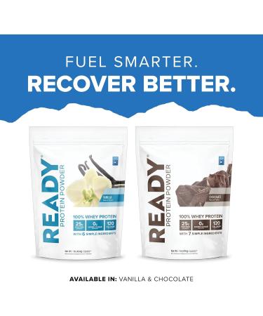 Ready Protein Powder 25g Whey Protein 120 Calories 0g Added Sugar 7 Simple Ingredients No Artificial Additives Gluten-Free Clean & Natural Vanilla (1 Pound Bag) Vanilla 1 Pound (Pack of 1) - Buy Online on GoSupps.com
