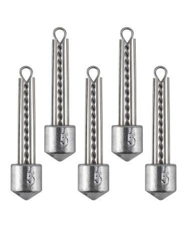 Dr.Fish 5 Pack Spider Surf Fishing Weight Sputnik Sinker 1oz-8oz Saltwater Surf Fishing Sinker Beach Casting Sea Fishing Bottom Holder 3oz-5 Pack