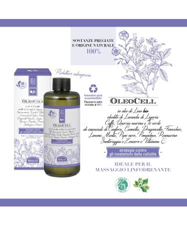  Helan Helan Oleocell Lymphatic Drainage Massage Oil Body Cellulite 200ml - Buy Online on GoSupps.com