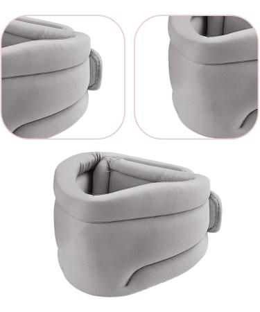 Colcolo Neck Support Brace with Foam Pillow Adjustable Cervicorrect Neck Support for Work & Sleep Gray - Buy Online on GoSupps.com