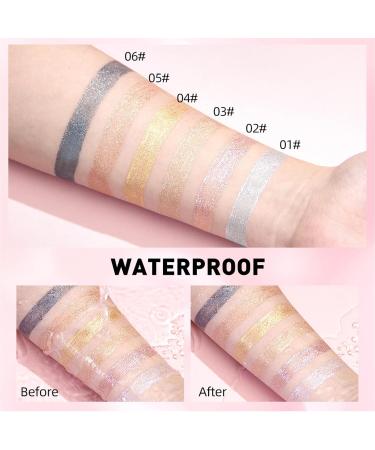 Shantou Yingji 2 x Liquid Lipstick 2in1 Lipstick & Eyeshadow Shimmering Lipstick Eyeshadow MultiPurpose Color Long Lasting Color Sunset Gold 23 - Buy Online on GoSupps.com