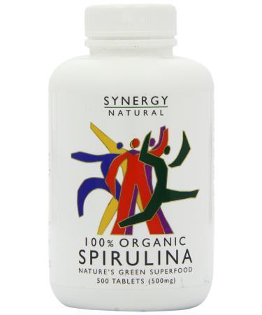 Synergy Natural Organic Spirulina - 500 Tablets