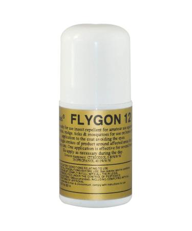 Gold Label FlyGon Roll On Fly Repellent for Horses 50 ml Contains Deet Clear